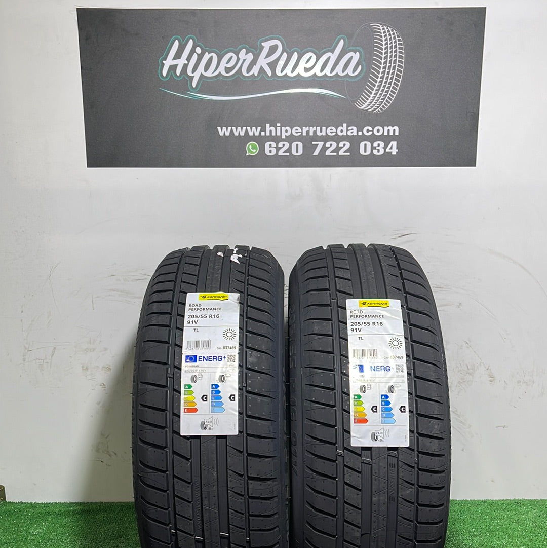 205 55 16 91V KORMORAN ROAD PERFORMANCE /PRECIO UNIDAD, ENVÍO GRATIS.