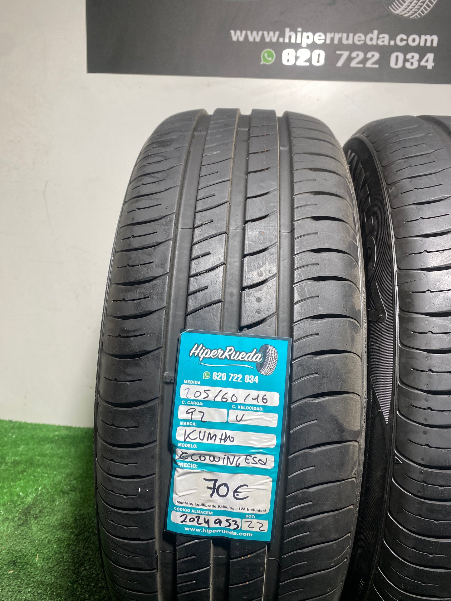 205 60 16 92V KUMHO ECOWING ESO1