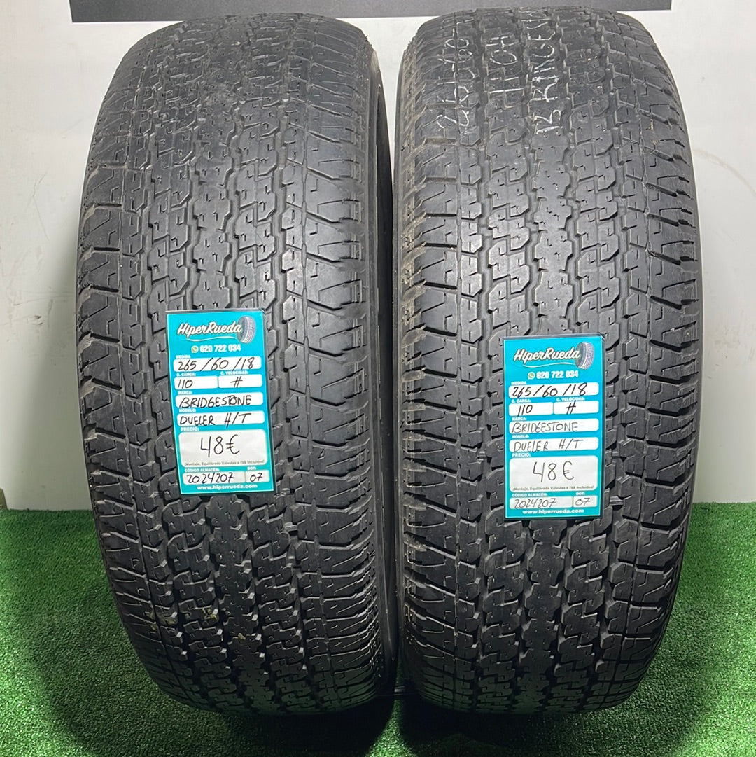 265 60 18 110 H BRIDGESTONE DUELER H/T