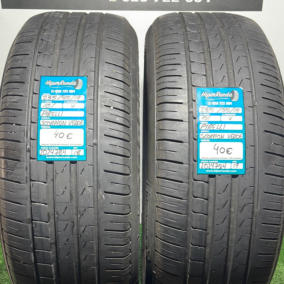 235 55 19 101V PIRELLI SCORPION VERDE
