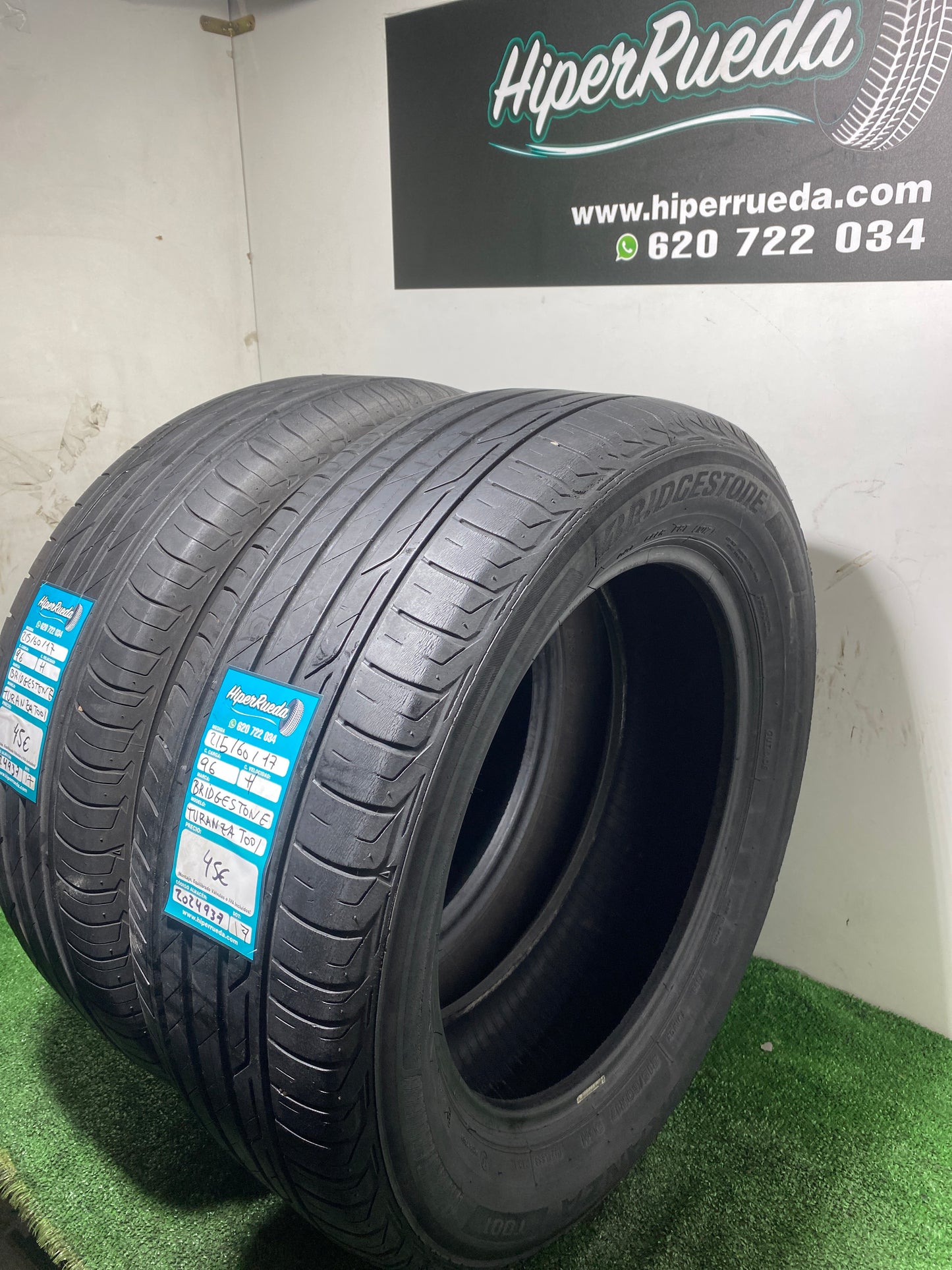 215 60 17 96H BRIDGESTONE TURANZA T001