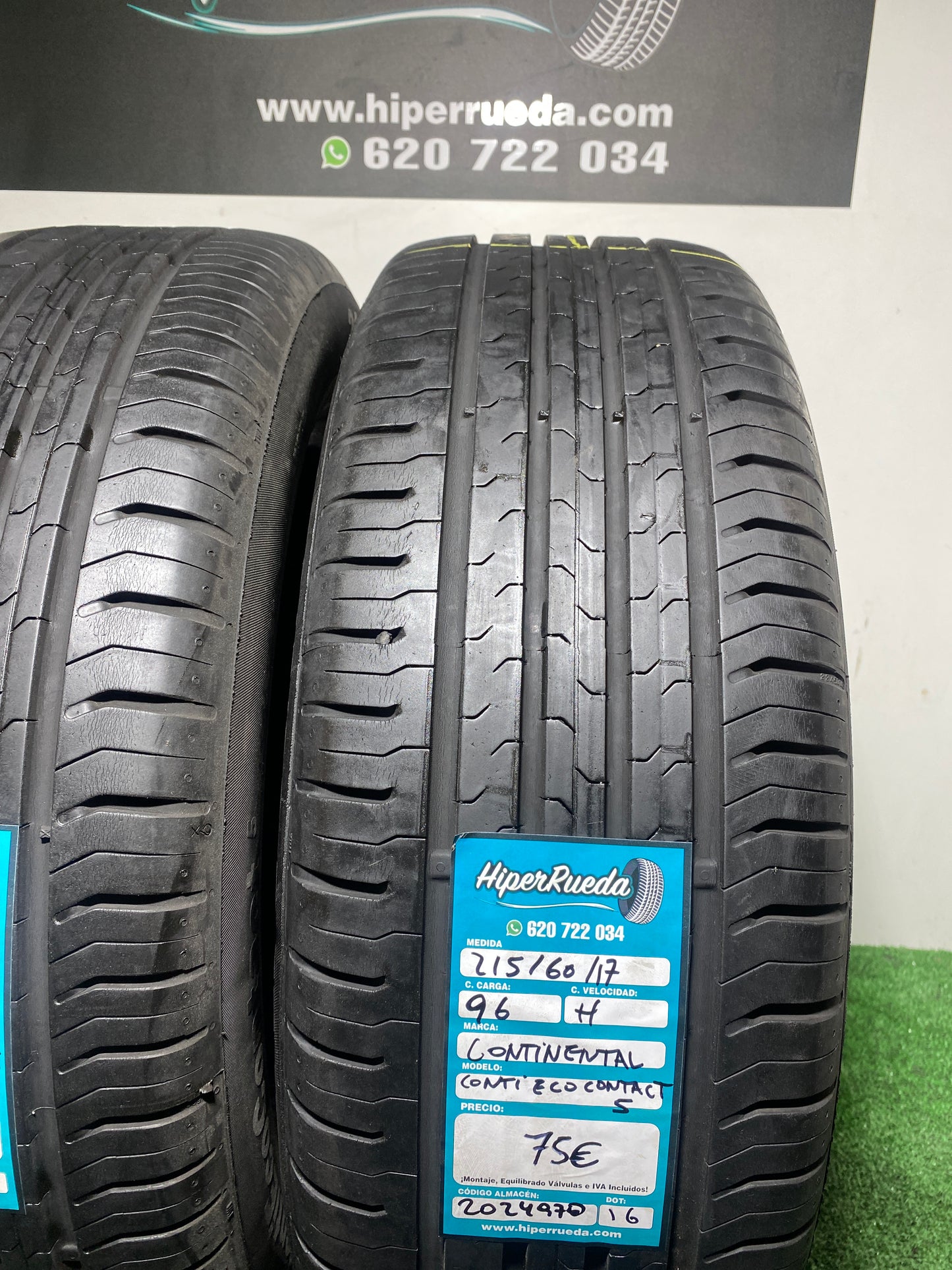 215 60 17 96H CONTINENTAL CONTIECOCONTACT 5