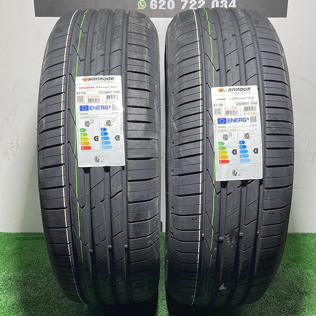 235 65 17 104W HANKOOK VENTUS S1EVO2 SUV /PRECIO UNIDAD, ENVÍO GRATIS.
