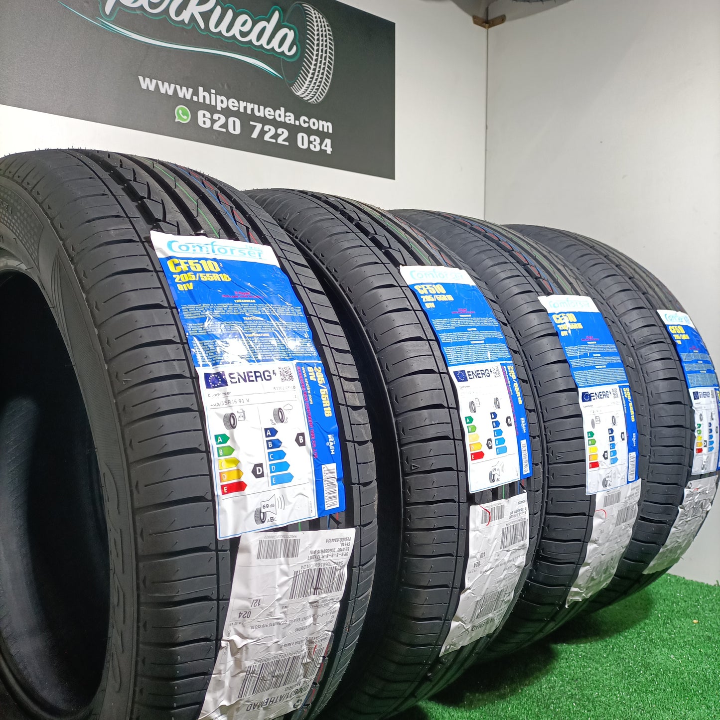205 55 16 91V COMFORSER TIRES CF510 CON PROTECCIÓN DE LLANTA /PRECIO UNIDAD, ENVÍO GRATIS
