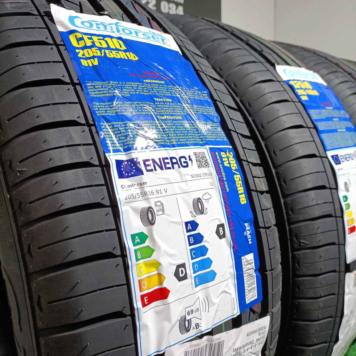 205 55 16 91V COMFORSER TIRES CF510 CON PROTECCIÓN DE LLANTA /PRECIO UNIDAD, ENVÍO GRATIS
