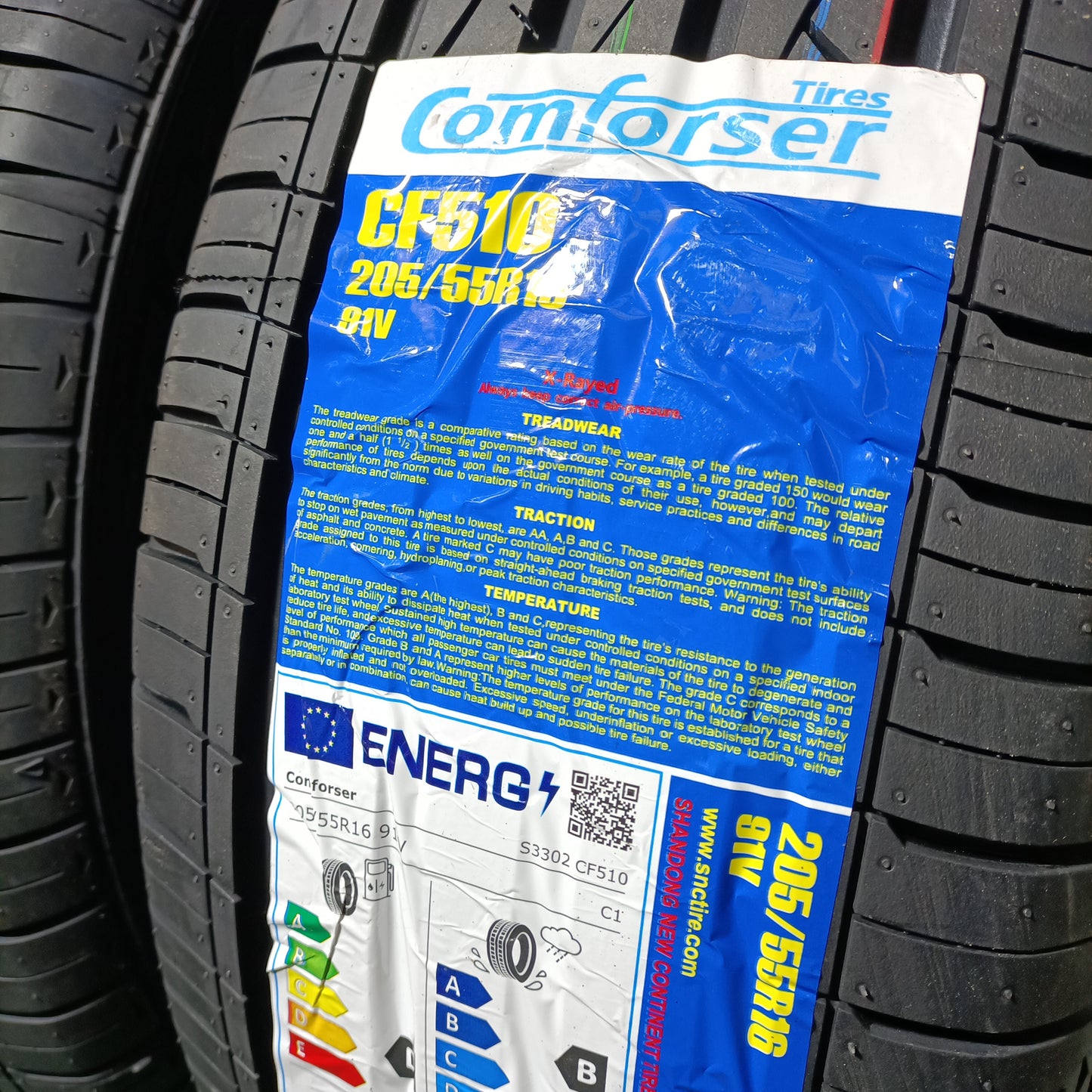 205 55 16 91V COMFORSER TIRES CF510 CON PROTECCIÓN DE LLANTA /PRECIO UNIDAD, ENVÍO GRATIS