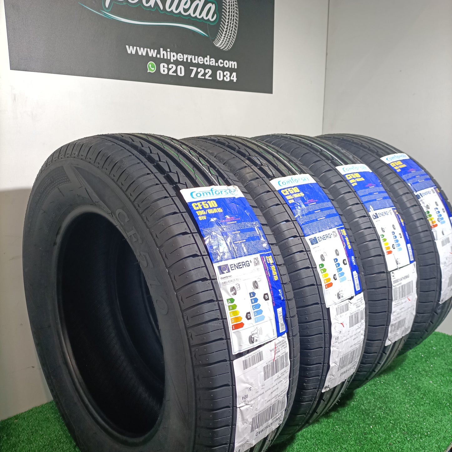 195 65 15 91V COMFORSER TIRES CF510 CON PROTECCIÓN DE LLANTA /PRECIO UNIDAD, ENVÍO GRATIS.