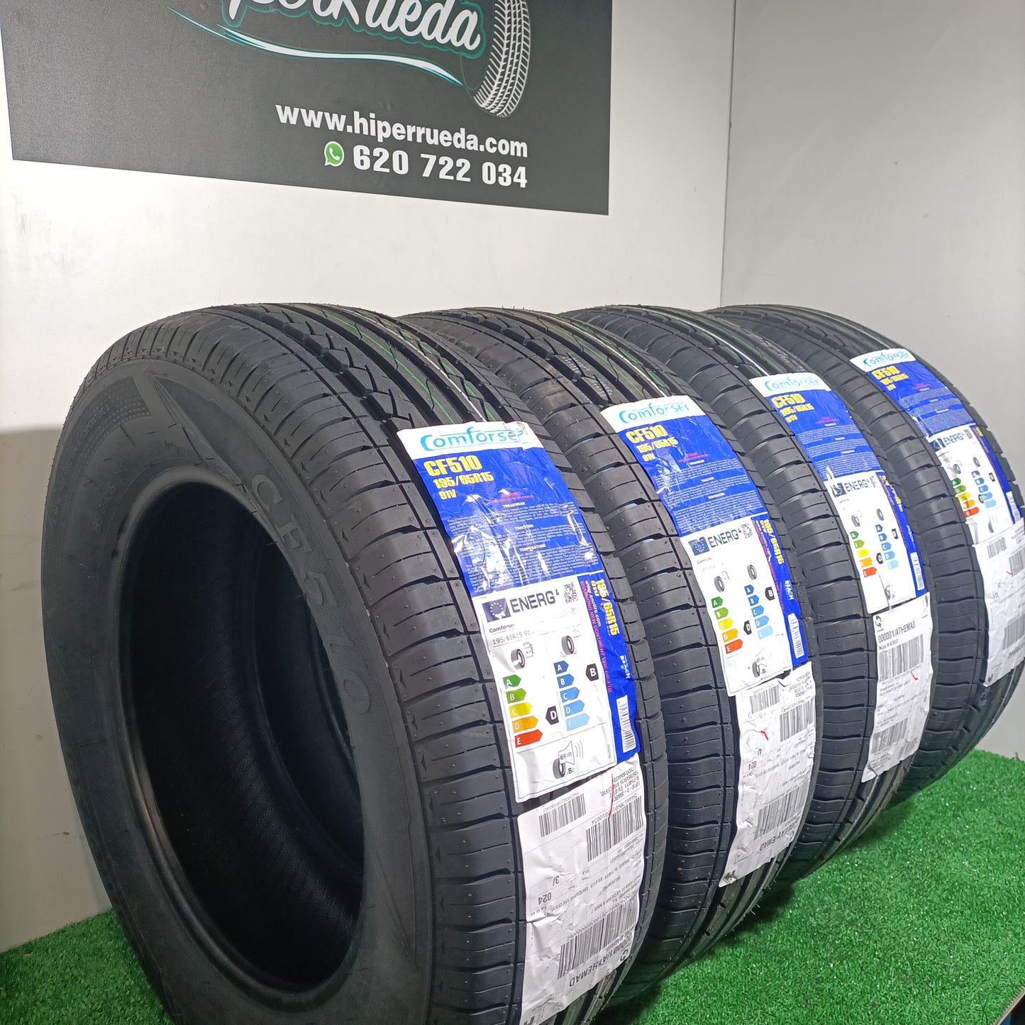 195 65 15 91V COMFORSER TIRES CF510 CON PROTECCIÓN DE LLANTA /PRECIO UNIDAD, ENVÍO GRATIS.