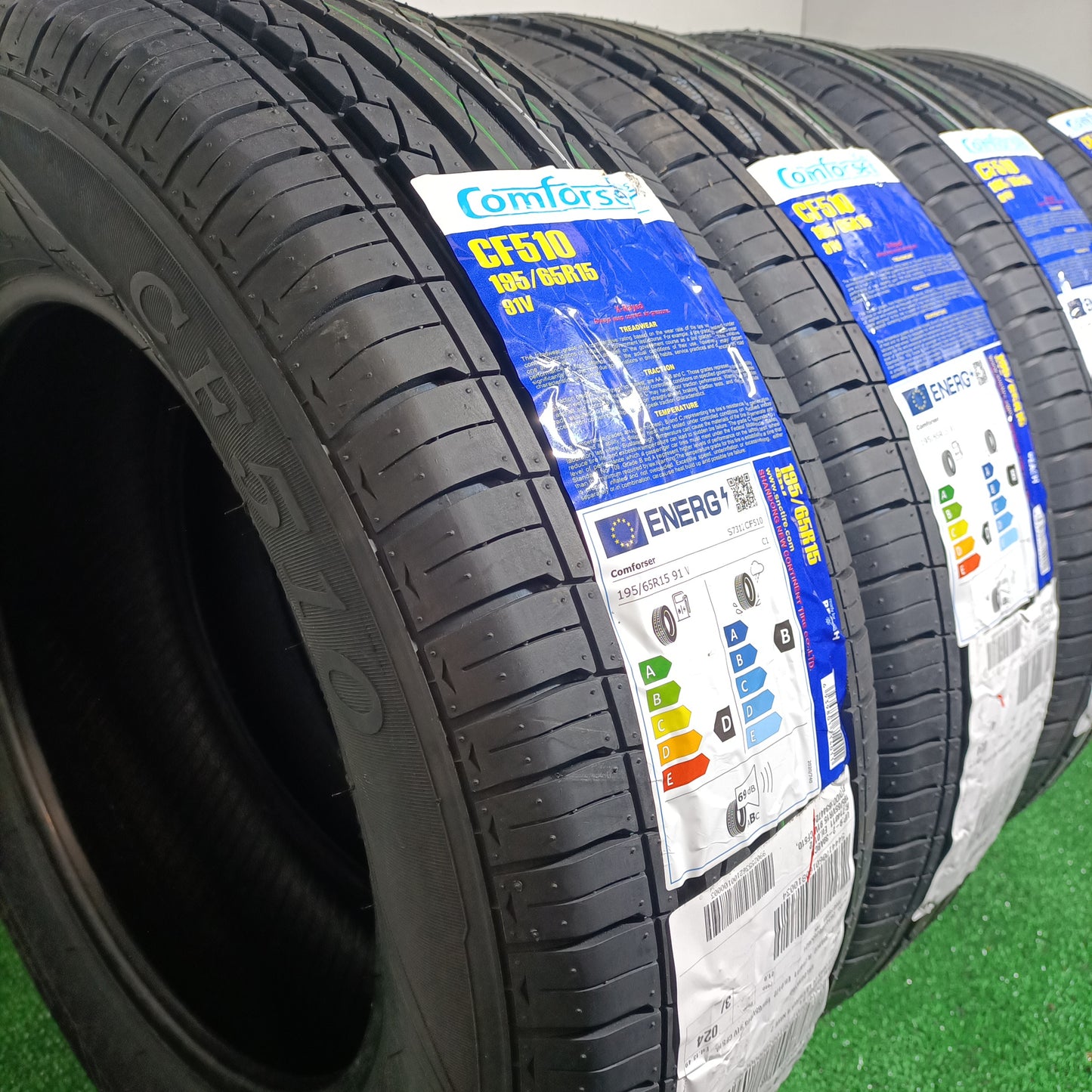 195 65 15 91V COMFORSER TIRES CF510 CON PROTECCIÓN DE LLANTA /PRECIO UNIDAD, ENVÍO GRATIS.