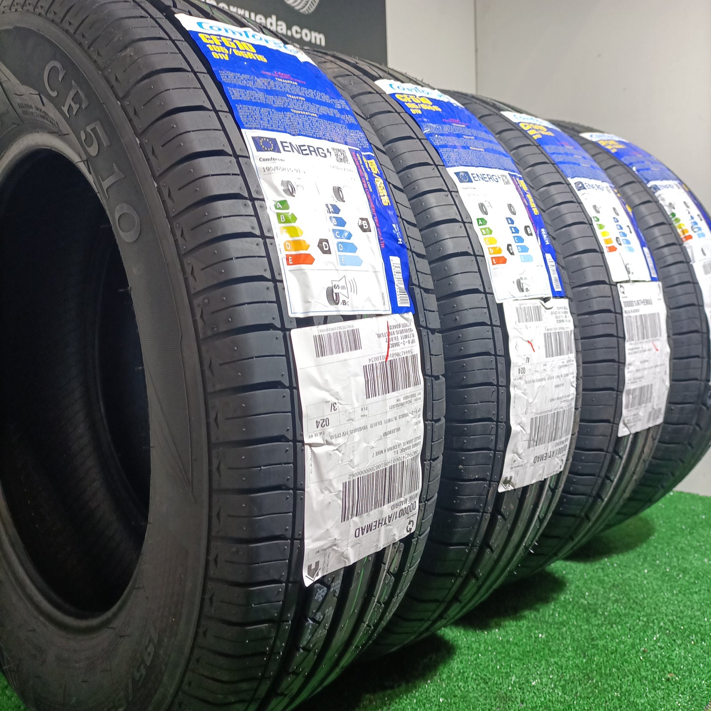 195 65 15 91V COMFORSER TIRES CF510 CON PROTECCIÓN DE LLANTA /PRECIO UNIDAD, ENVÍO GRATIS.