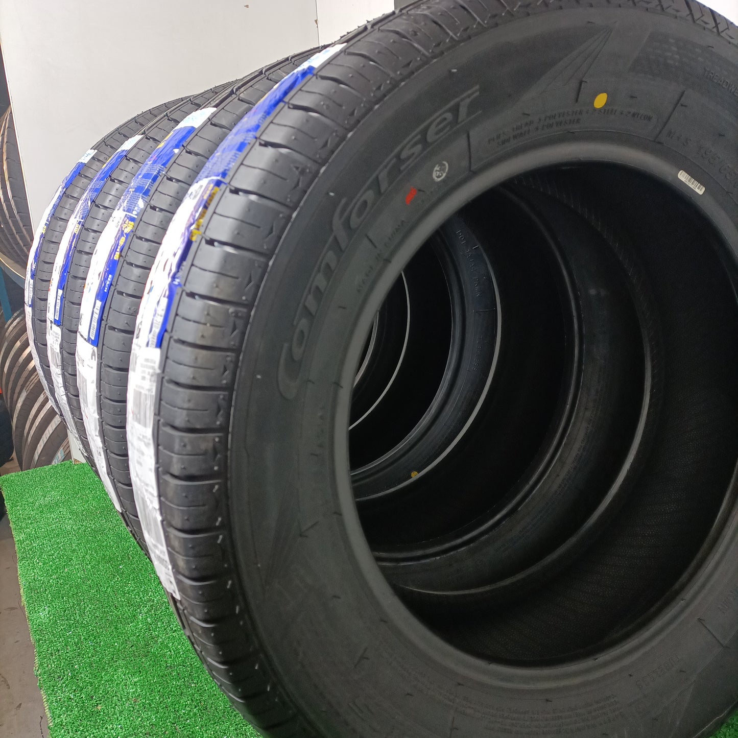 195 65 15 91V COMFORSER TIRES CF510 CON PROTECCIÓN DE LLANTA /PRECIO UNIDAD, ENVÍO GRATIS.