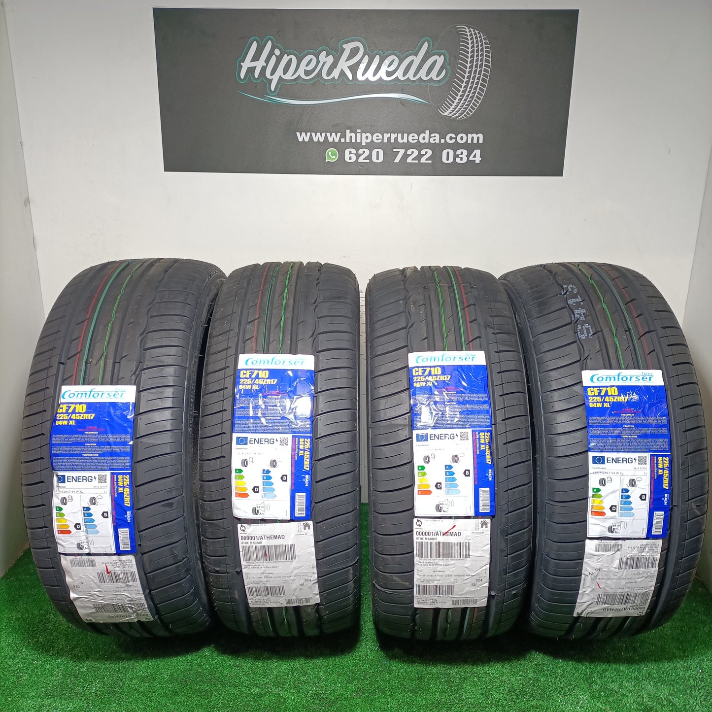 225 45 17 94W XL COMFORSER TIRES CON PROTECCIÓN DE LLANTA /PRECIO UNIDAD, ENVÍO GRATIS.