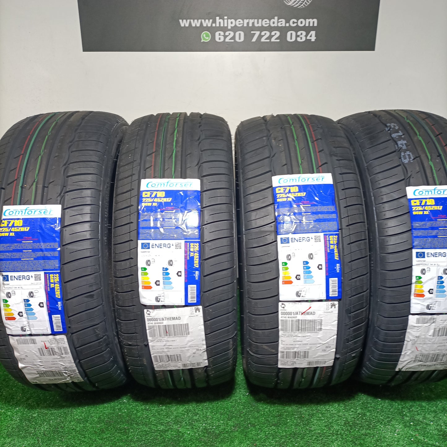 225 45 17 94W XL COMFORSER TIRES CON PROTECCIÓN DE LLANTA /PRECIO UNIDAD, ENVÍO GRATIS.