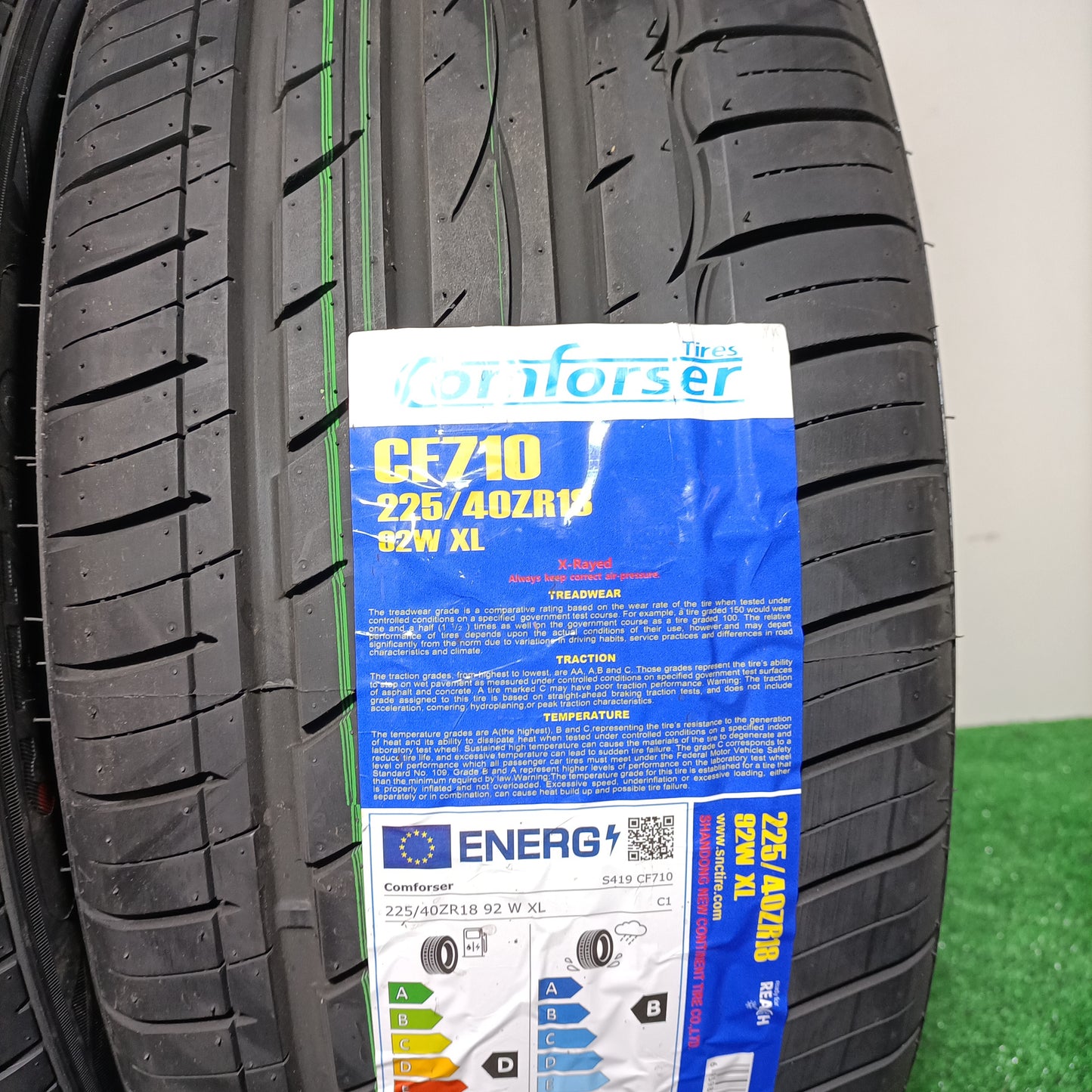 225 40 18 92W XL COMFORSER CF 710 CON PROTECCIÓN DE LLANTA /PRECIO UNIDAD, ENVIO GRATIS