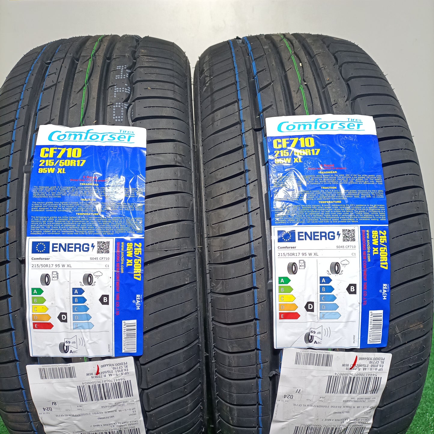 215 50 17 95W XL COMFORSER TIRES CF 710 CON PROTECCIÓN DE LLANTA /PRECIO UNIDAD, ENVÍO GRATIS.