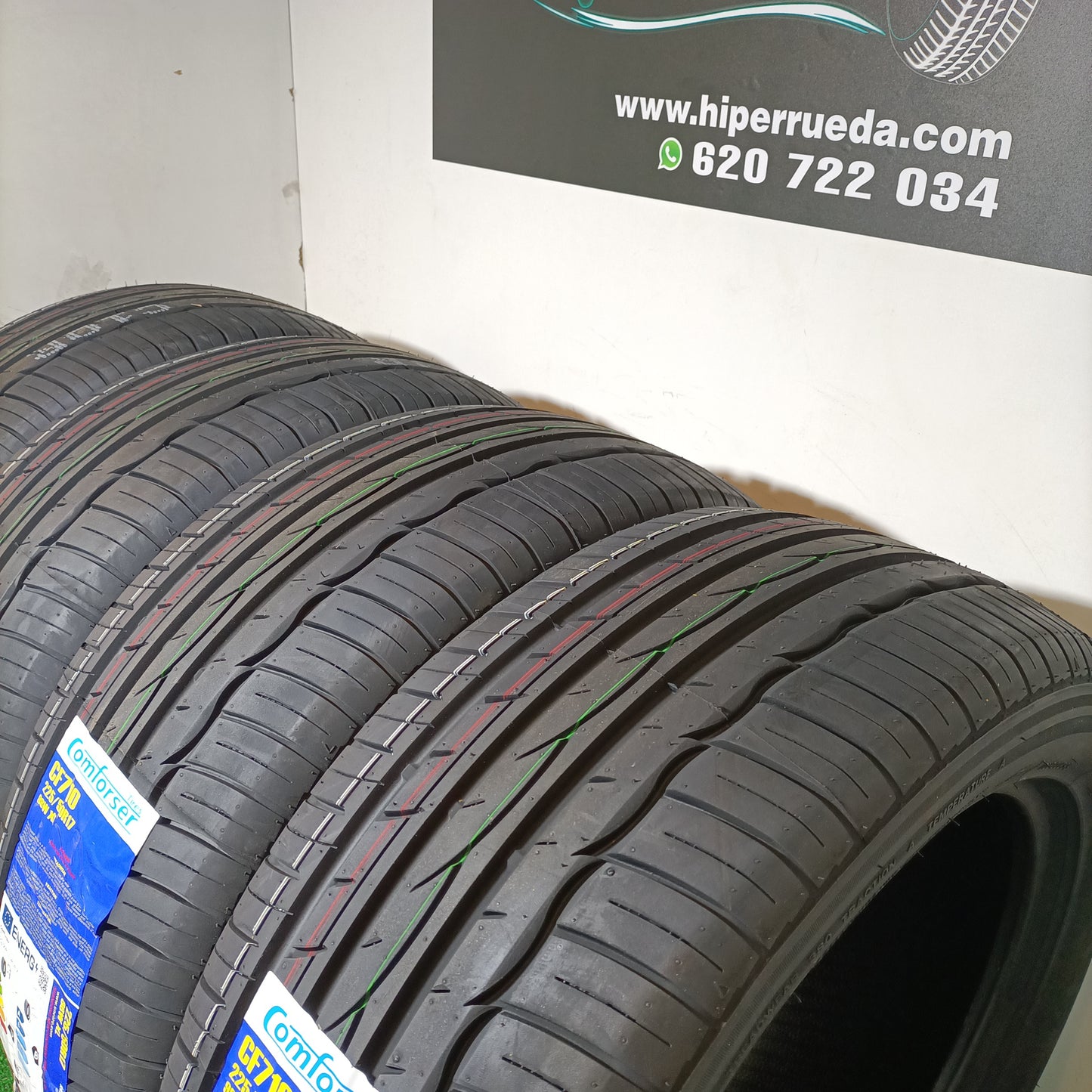225 50 17 98W CF 710 COMFORSER TIRES CON PROTECCIÓN DE LLANTA /PRECIO UNIDAD, ENVÍO GRATIS.