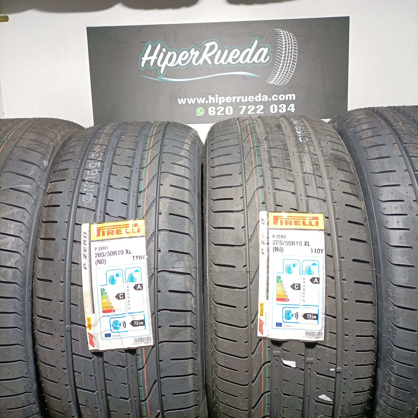 265 50 19 110Y XL PIRELLI P ZERO /PRECIO UNIDAD, ENVÍO GRATIS.