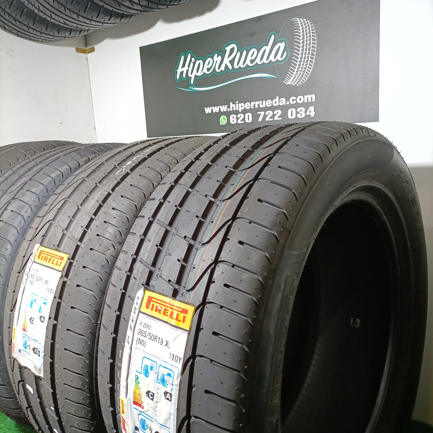 265 50 19 110Y XL PIRELLI P ZERO /PRECIO UNIDAD, ENVÍO GRATIS.