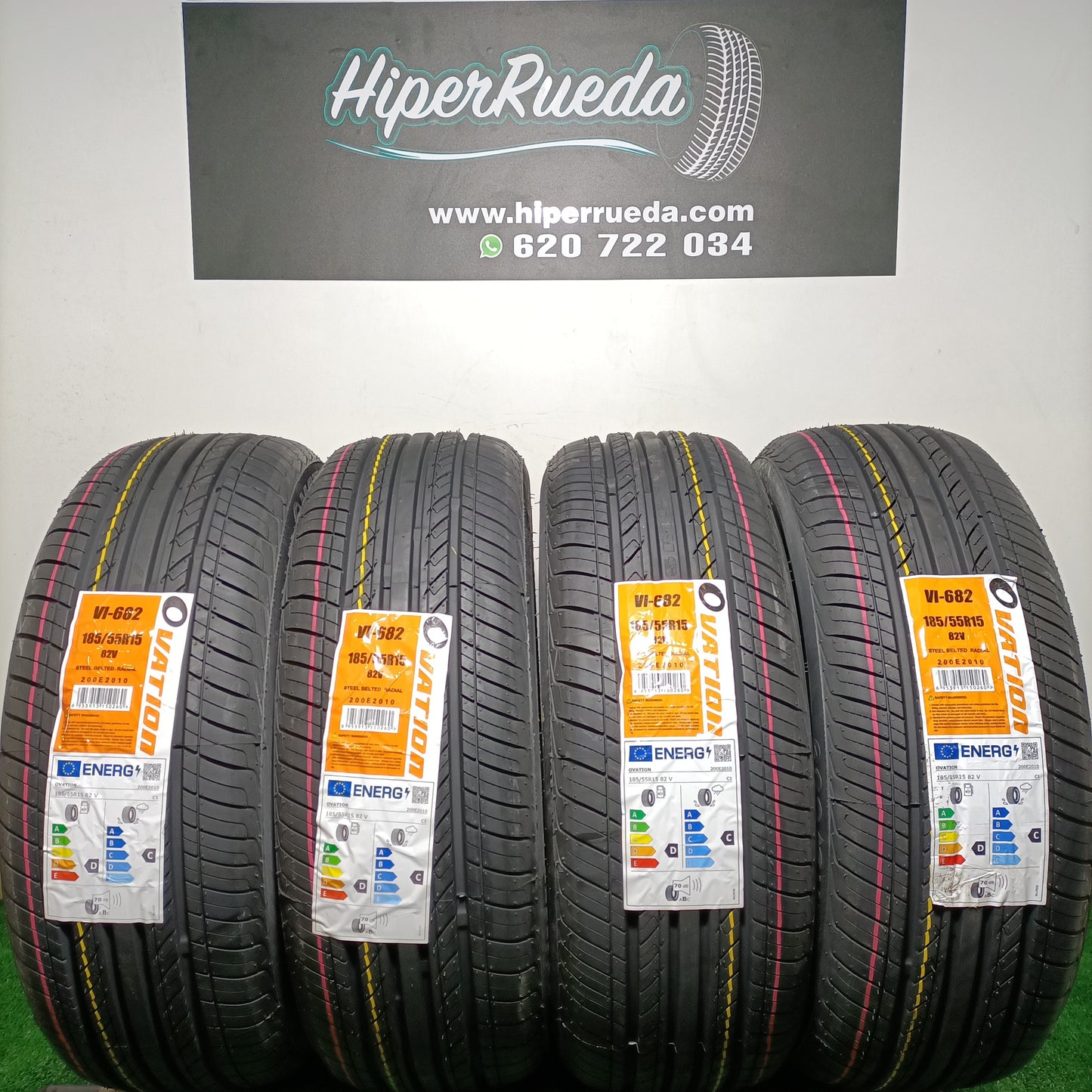 185 55 15 82V OVATION VI-682 /PRECIO UNIDAD, ENVÍO GRATIS.