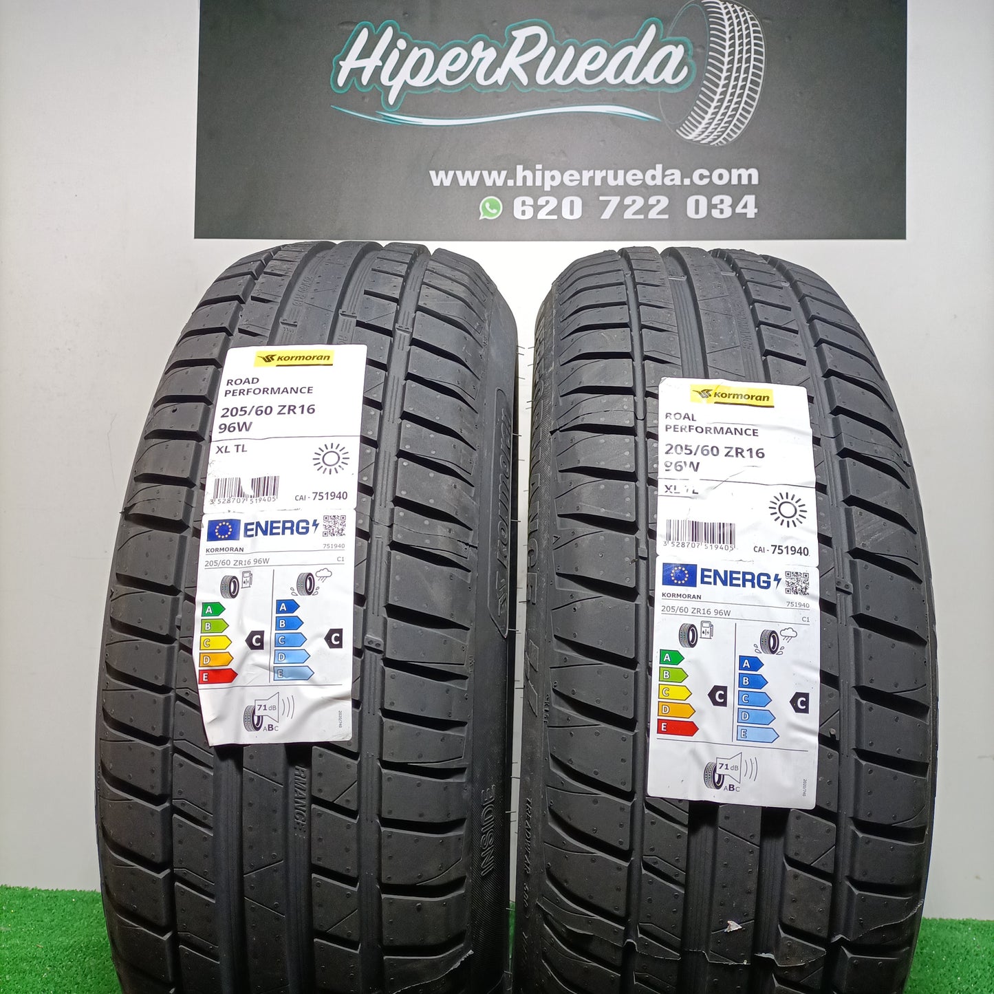 205 60 16 96W XL KORMORAN ROAD PERFORMANCE /PRECIO UNIDAD, ENVÍO GRATIS.