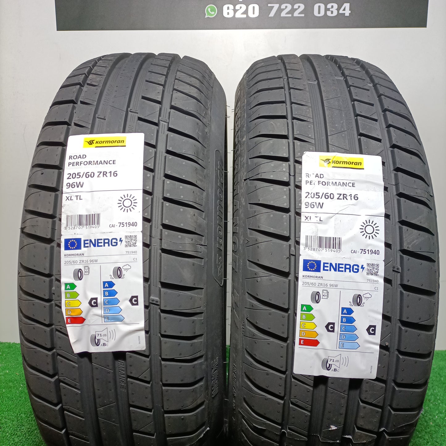 205 60 16 96W XL KORMORAN ROAD PERFORMANCE /PRECIO UNIDAD, ENVÍO GRATIS.