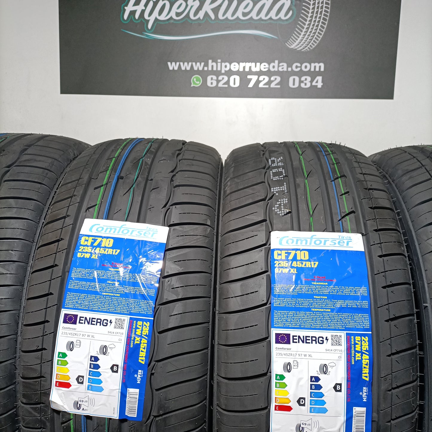 235 45 17 97W XL CONFORSER TIRES CON PROTECCIÓN DE LLANTA /PRECIO UNIDAD, ENVÍO GRATIS.