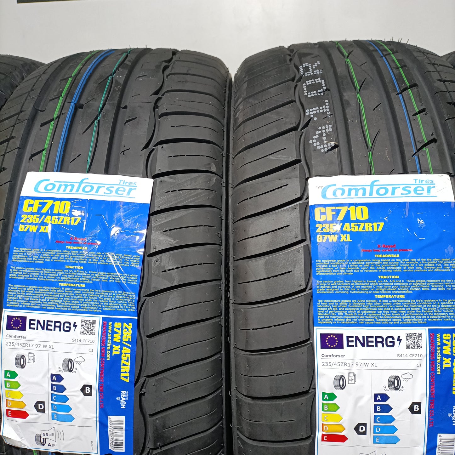 235 45 17 97W XL CONFORSER TIRES CON PROTECCIÓN DE LLANTA /PRECIO UNIDAD, ENVÍO GRATIS.