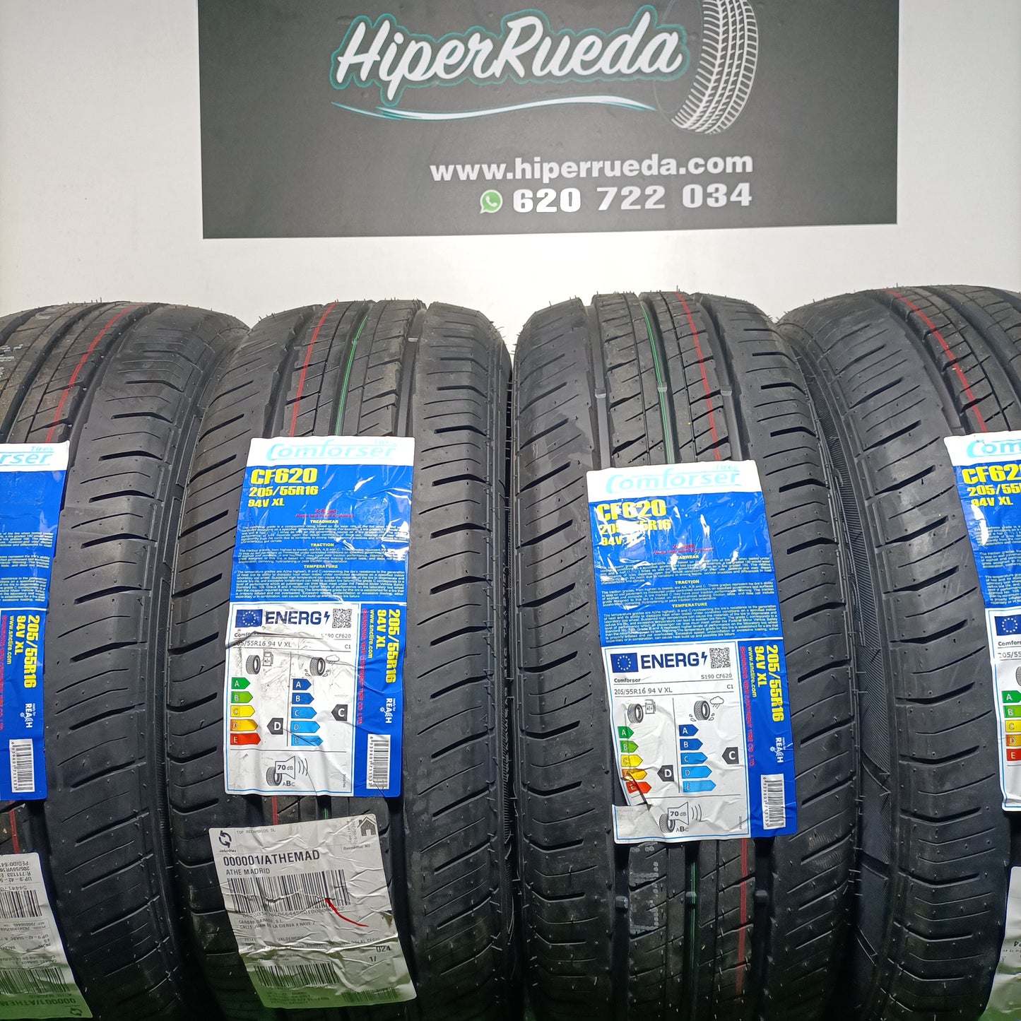 205 55 16 94V XL CF620 COMFORSER TIRES CON PROTECCIÓN DE LLANTA /PRECIO UNIDAD, ENVÍO GRATIS.