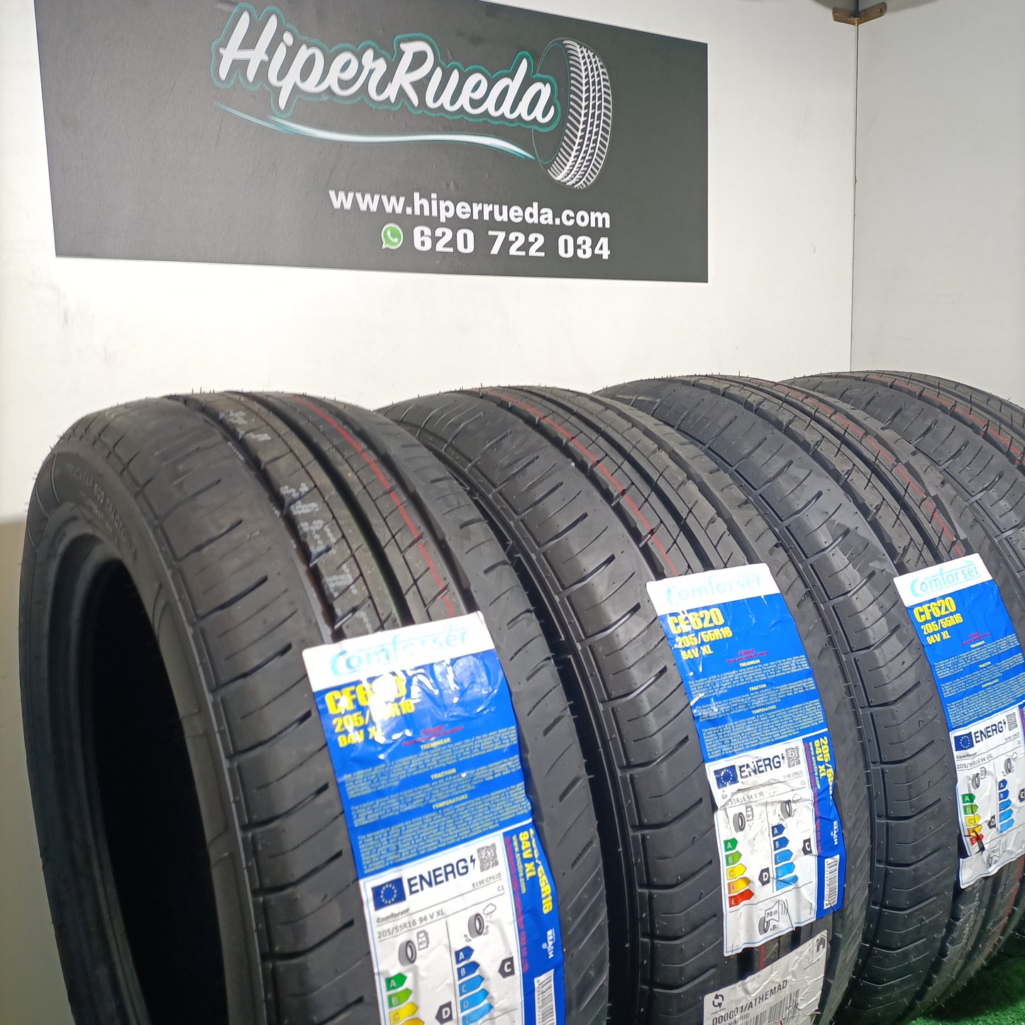 205 55 16 94V XL CF620 COMFORSER TIRES CON PROTECCIÓN DE LLANTA /PRECIO UNIDAD, ENVÍO GRATIS.