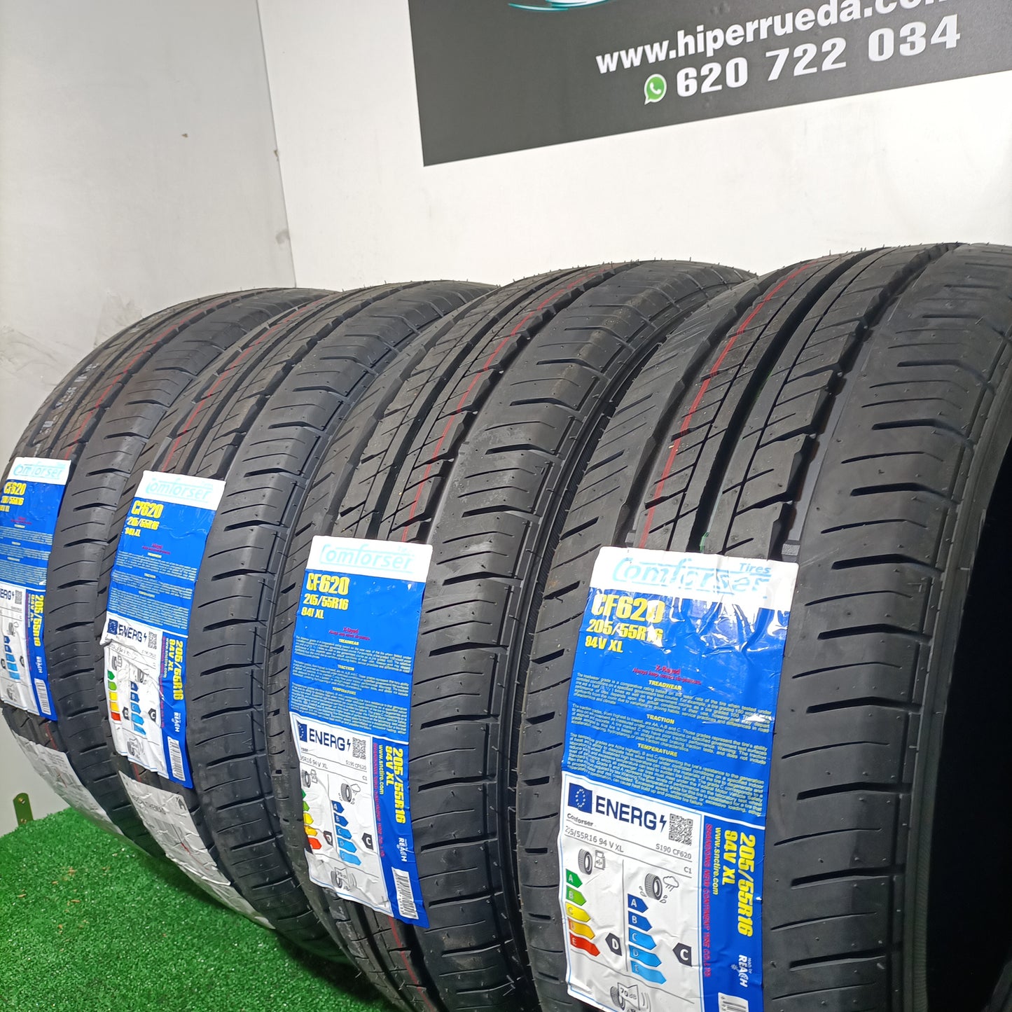 205 55 16 94V XL CF620 COMFORSER TIRES CON PROTECCIÓN DE LLANTA /PRECIO UNIDAD, ENVÍO GRATIS.