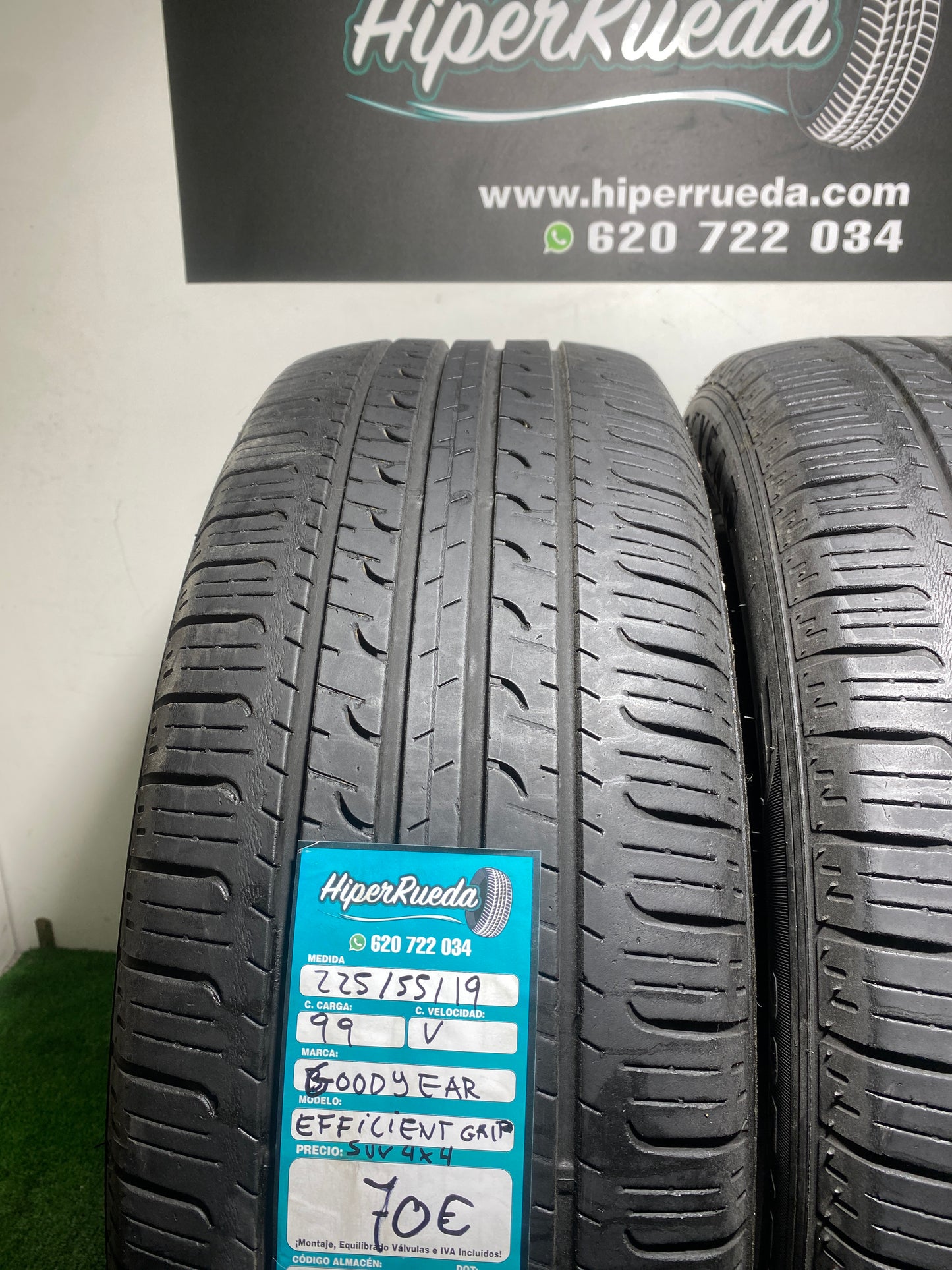 225 55 19 99V GOODYEAR EFFICIENT GRIP SUV 4x4