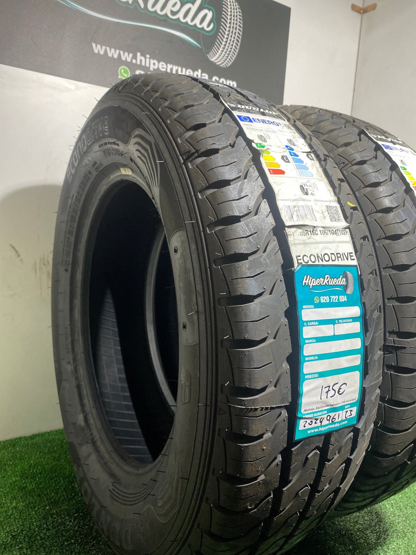 215 65 16C 106/104T 102H DUNLOP ECONODRIVE