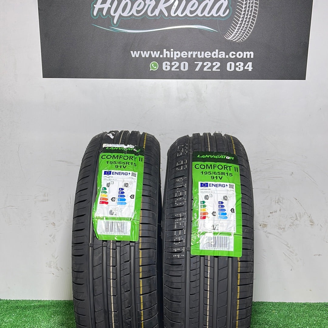 195 65 15 91V LANVIGATOR COMFORT 2 /PRECIO UNIDAD, ENVÍO GRATIS.
