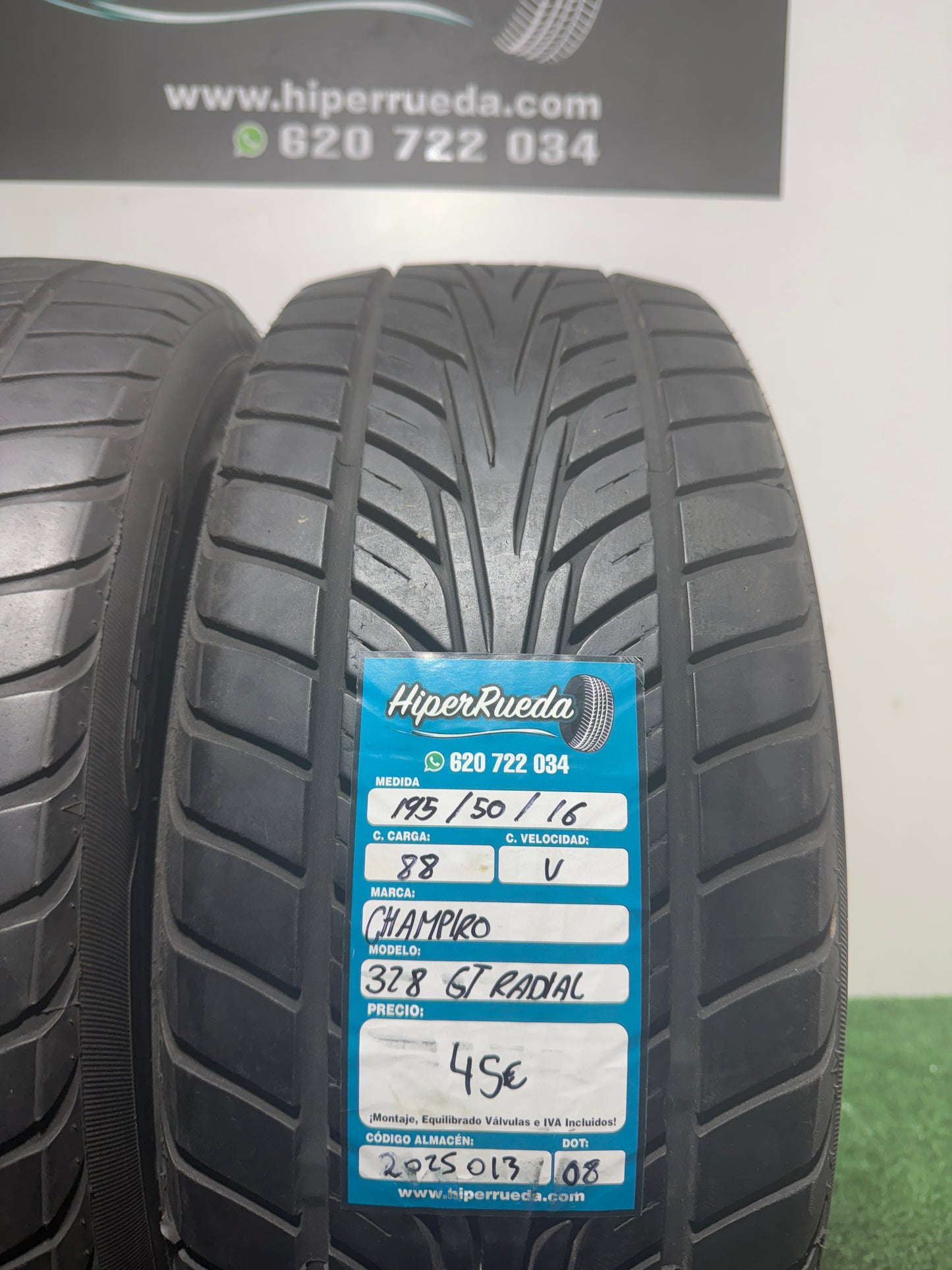 195 50 16 88V GT RADIAL CHAMPIRO 328