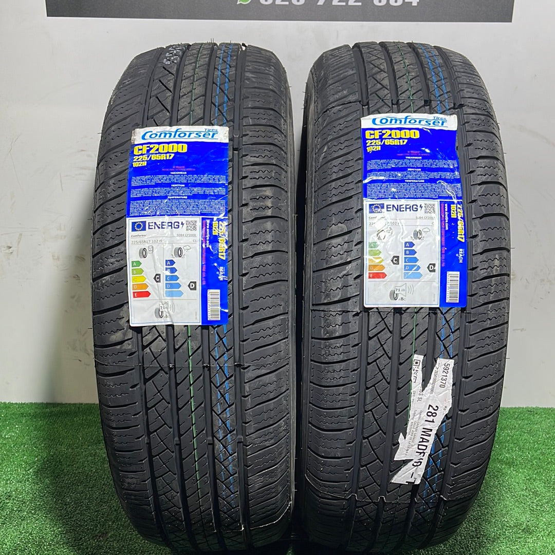225 65 17 102H COMFORSER TIRES CF2000 /PRECIO UNIDAD, ENVÍO GRATIS.