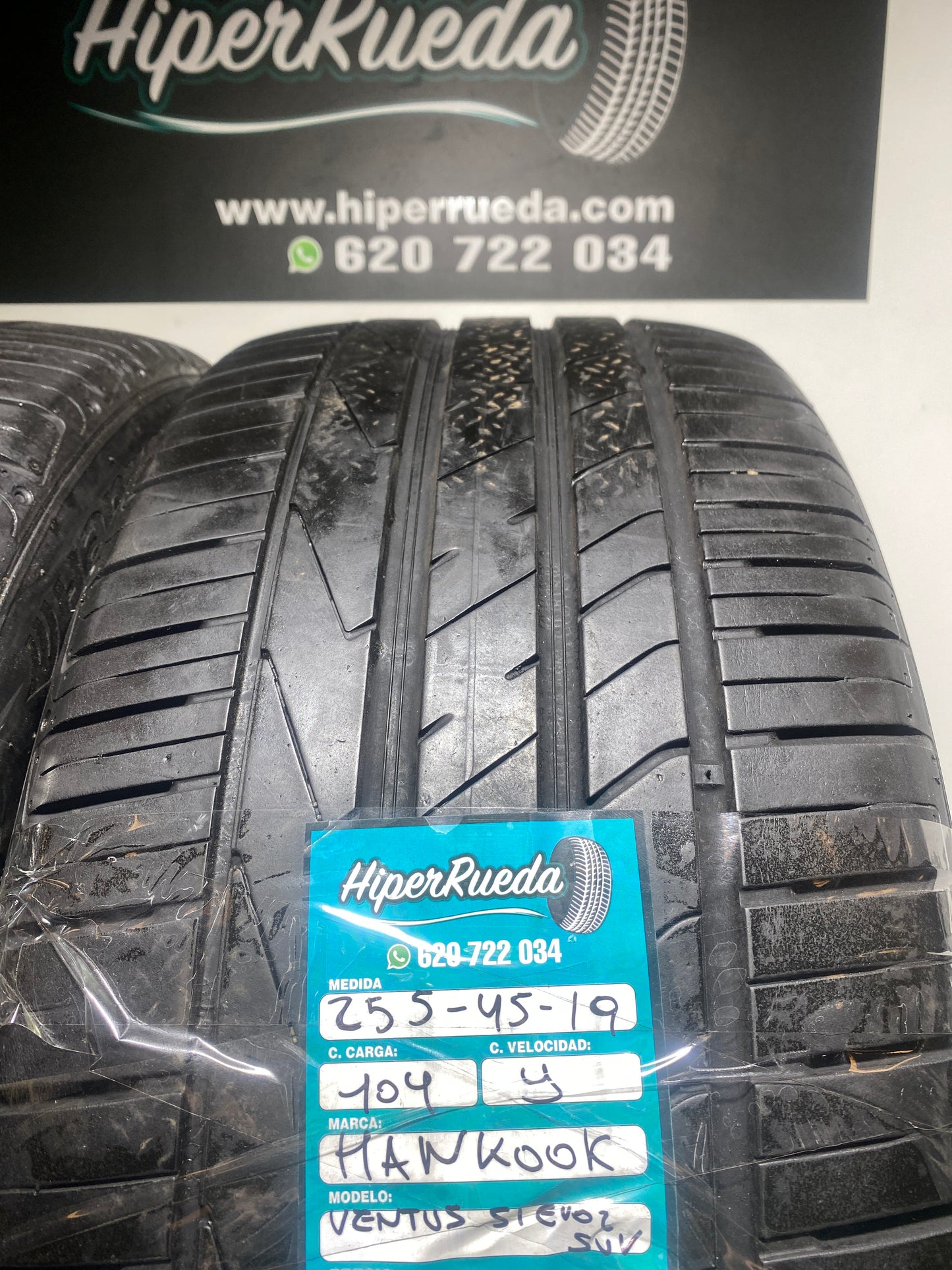 255 45 19 104Y HANKOOK VENTUS S1EVO2 SUV