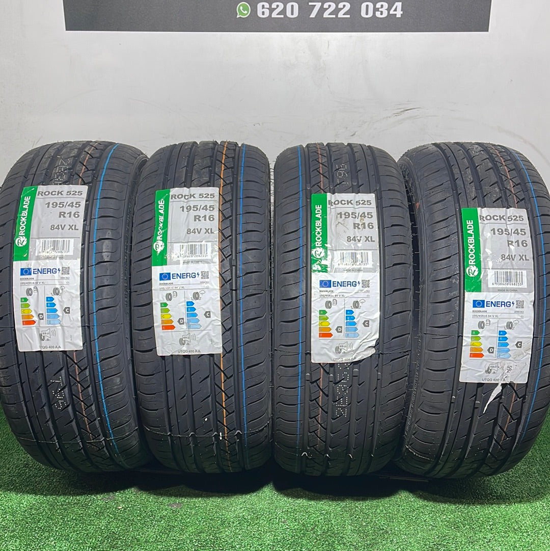195 45 16 84V XL ROCKBLADE ROCK 525 / PRECIO UNIDAD, ENVÍO GRATIS.