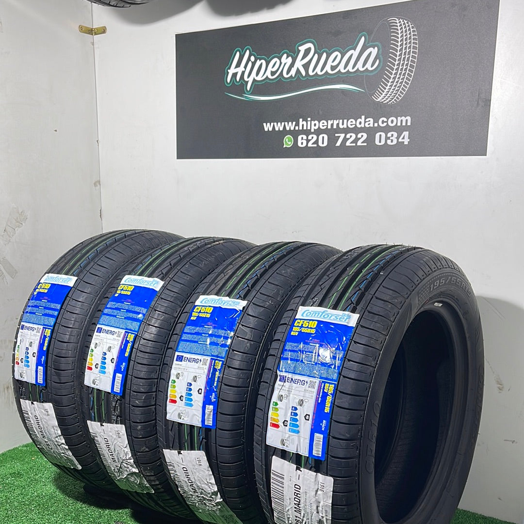 195 55 15 85V COMFORSER TIRES CF510 CON PROTECCIÓN DE LLANTA /PRECIO UNIDAD, ENVÍO GRATIS.