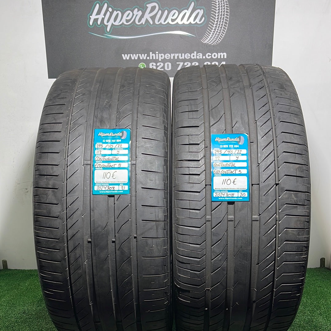 295 40 22 112Y CONTINENTAL ECOCONTACT 5
