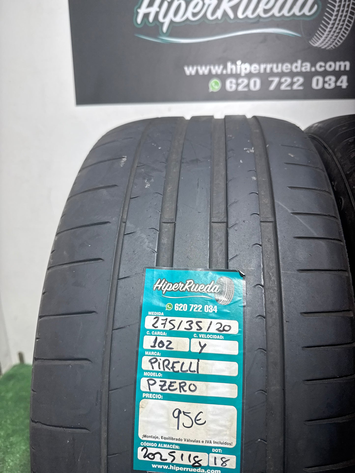 275 35 20 102Y PIRELLI PZERO