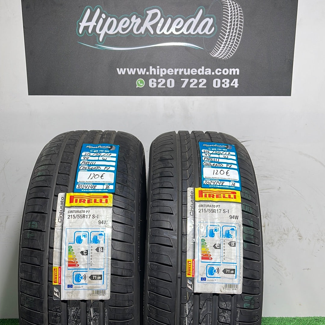 215 55 17 94W PIRELLI CINTURATO P7