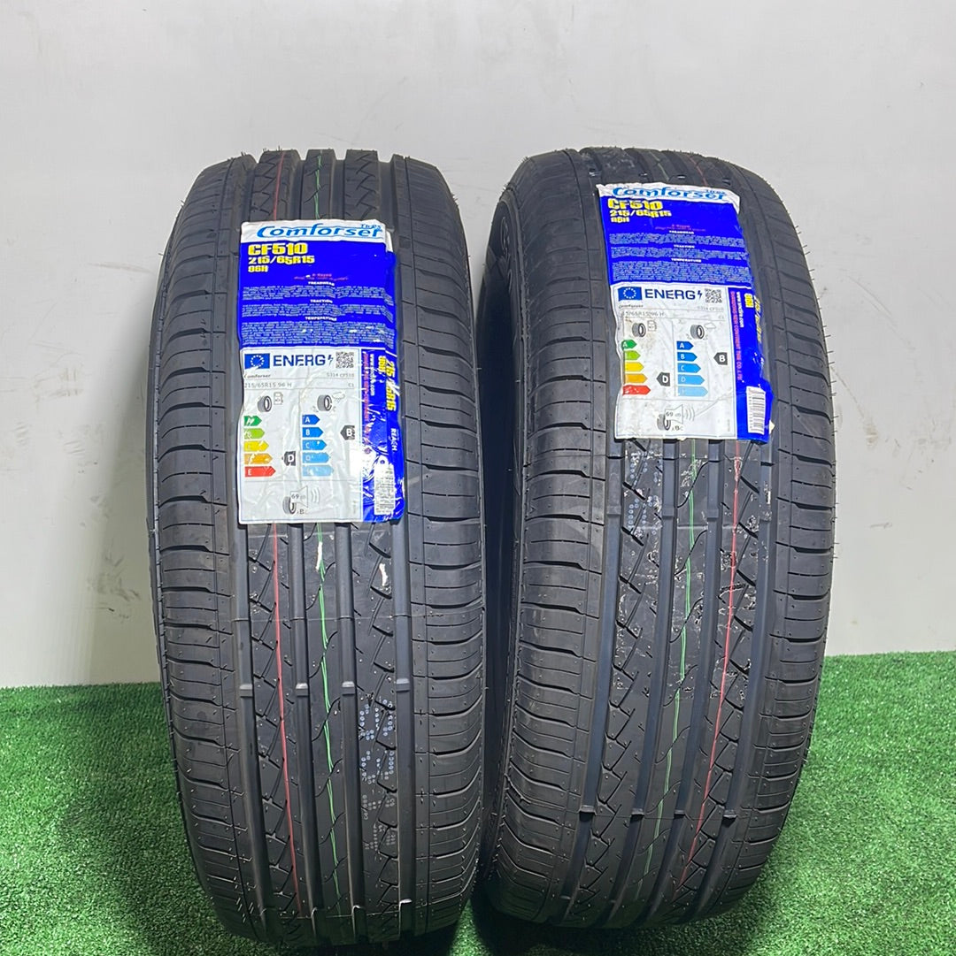 215 65 15 96H COMFORSER TIRES CF510 CON PROTECCIÓN DE LLANTA /PRECIO UNIDAD, ENVÍO GRATIS.