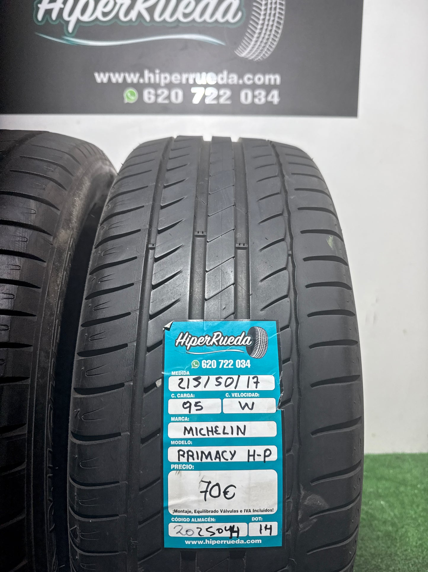 215 50 17 95W MICHELIN PRIMACY HP