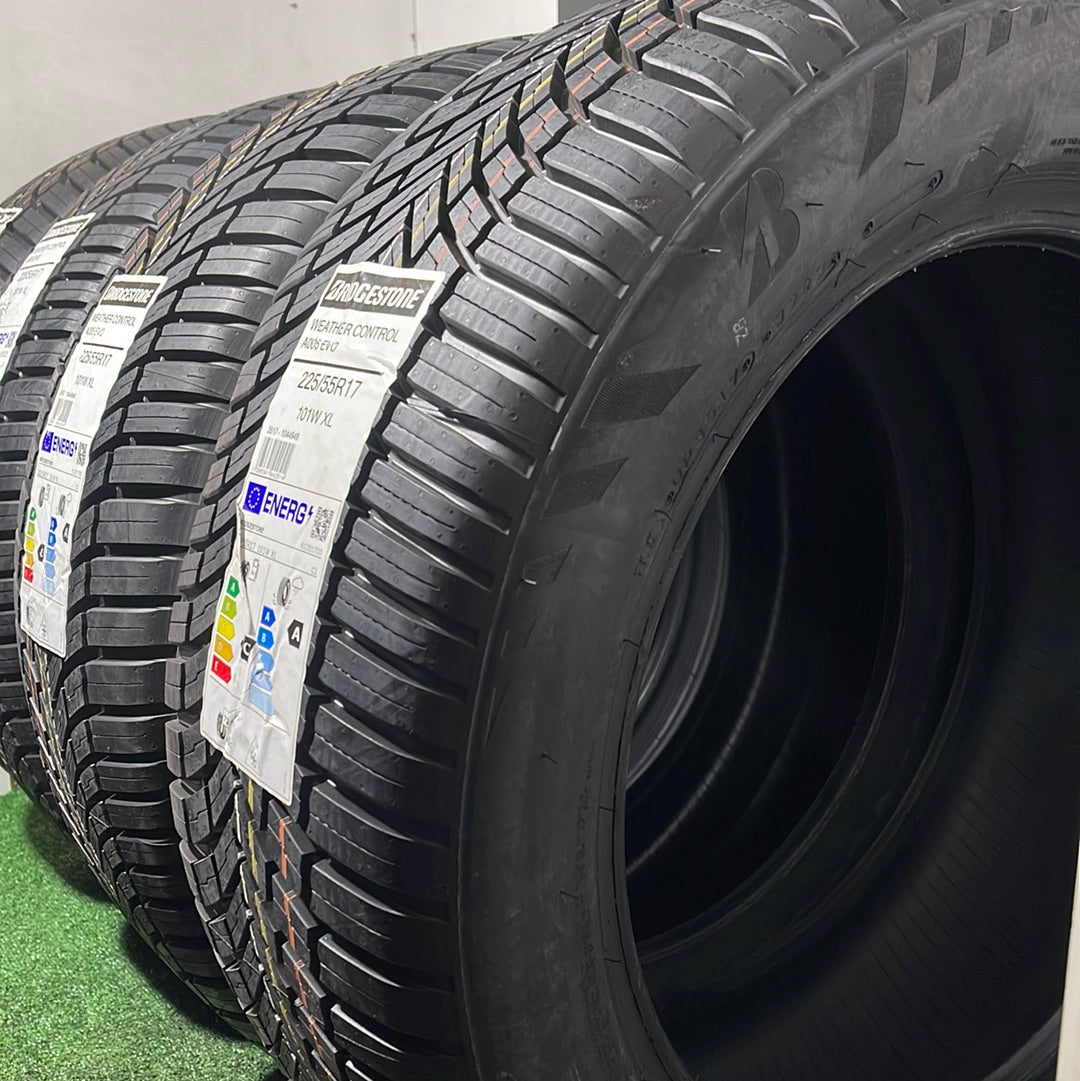 225 55 17 101W XL BRIDGESTONE WEATHER CONTROL A005 EVO /PRECIO UNIDAD, ENVÍO GRATIS.