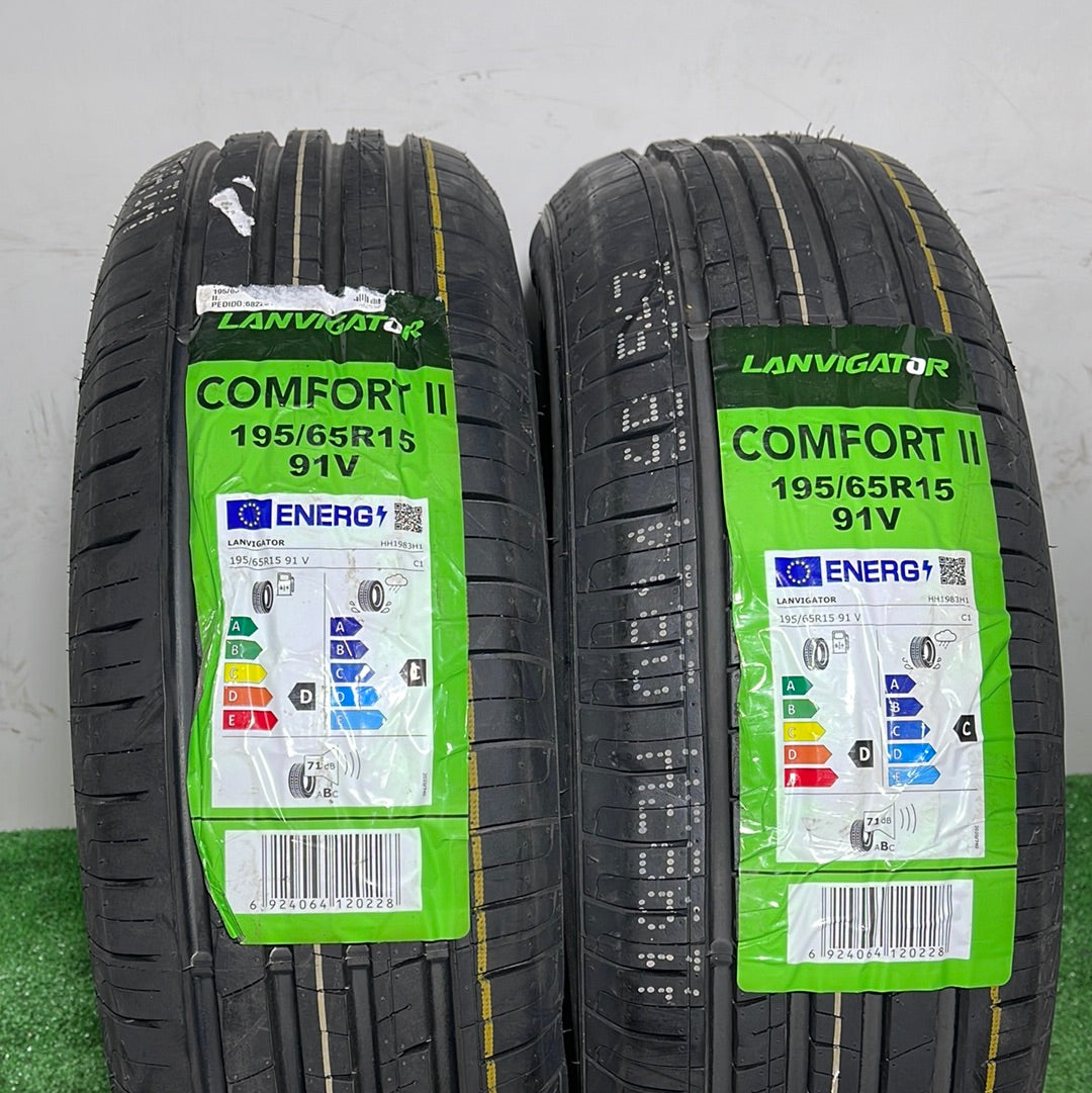 195 65 15 91V LANVIGATOR COMFORT 2 /PRECIO UNIDAD, ENVÍO GRATIS.