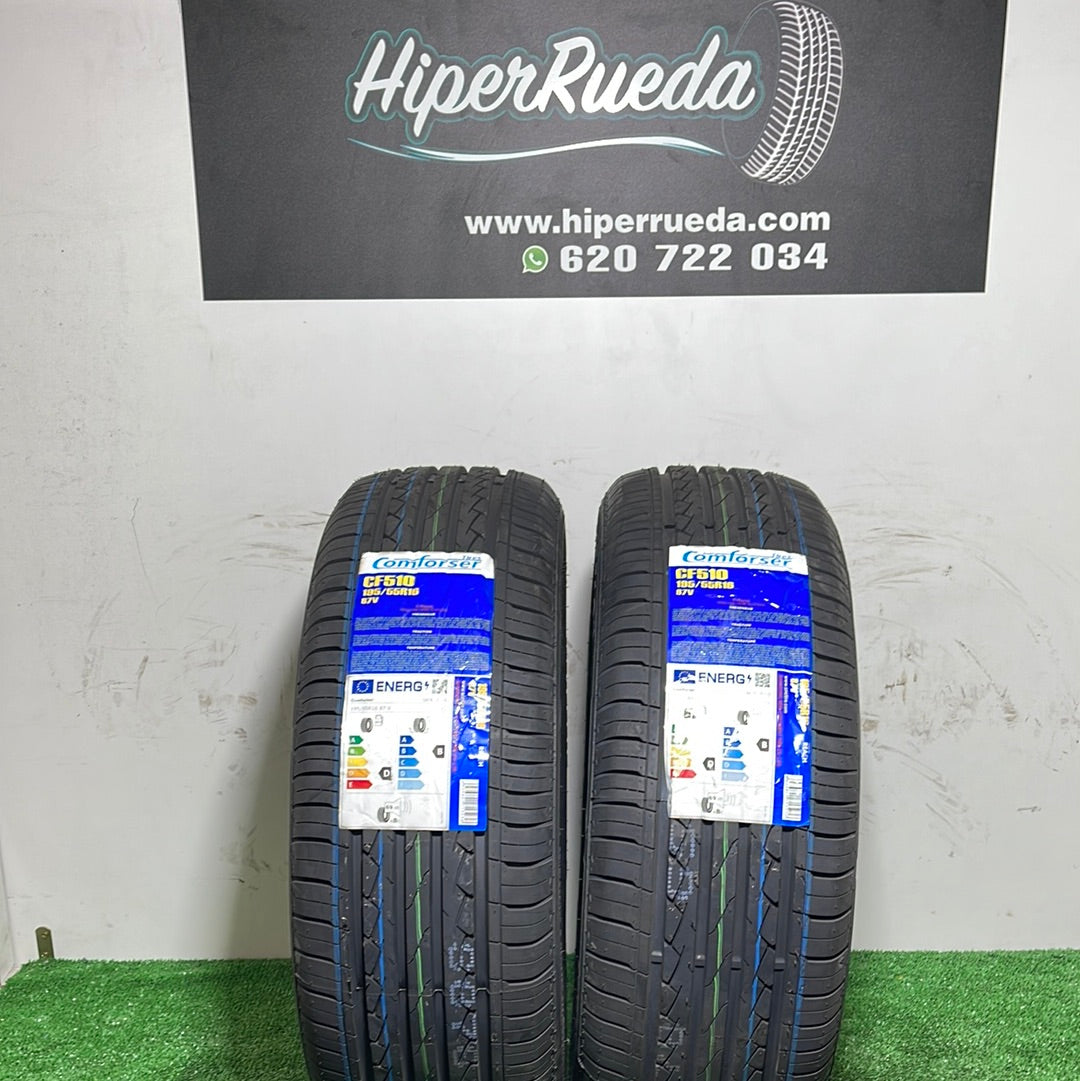 195 55 16 87V COMFORSER TIRES CON PROTECCIÓN DE LLANTAS / PRECIO UNIDAD, ENVÍO GRATIS.