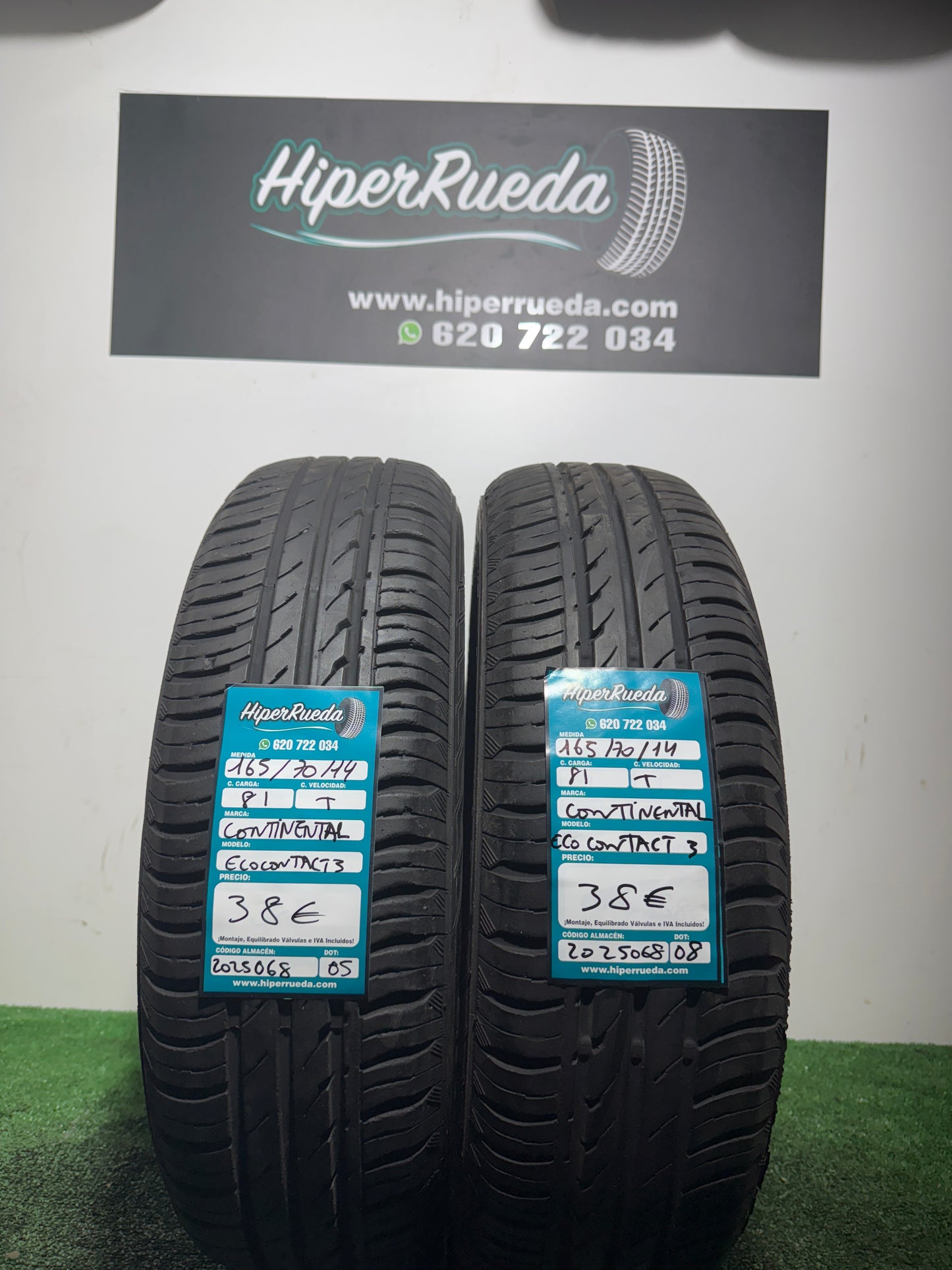 165 70 14 81T CONTINENTAL ECOCONTACT3