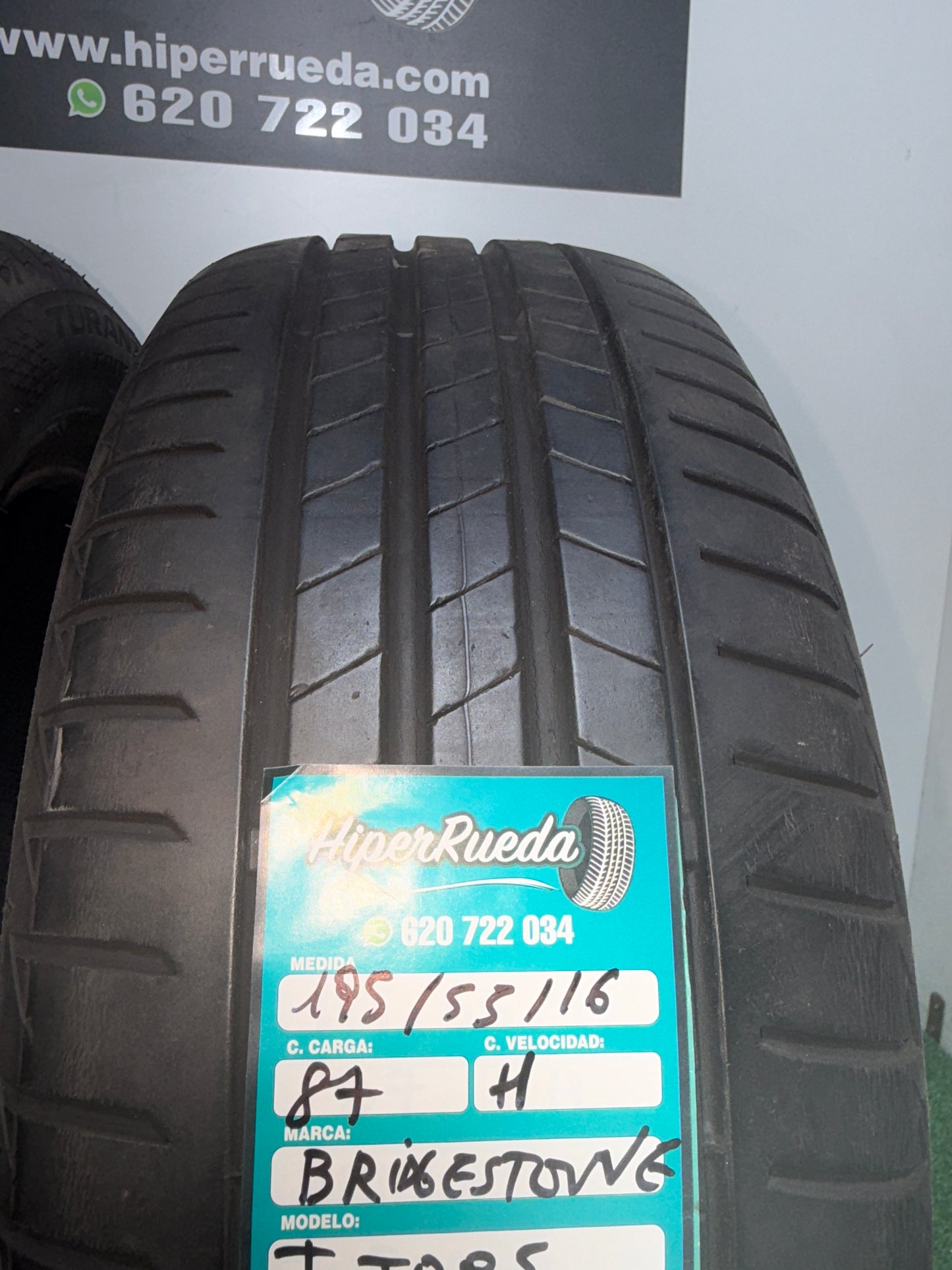 195 55 16 87H BRIDGESTONE TURANZA T005