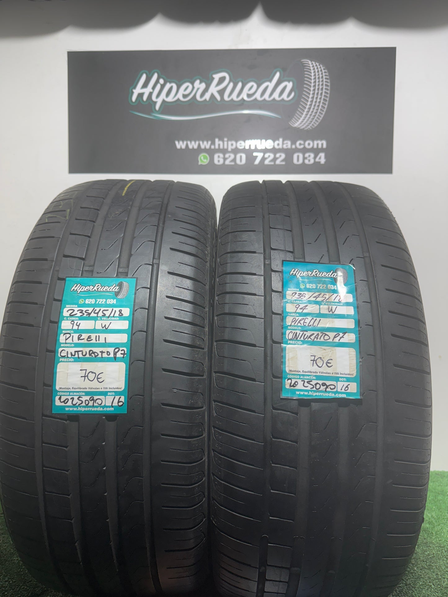 235 45 18 94W PIRELLI CINTURATO P7
