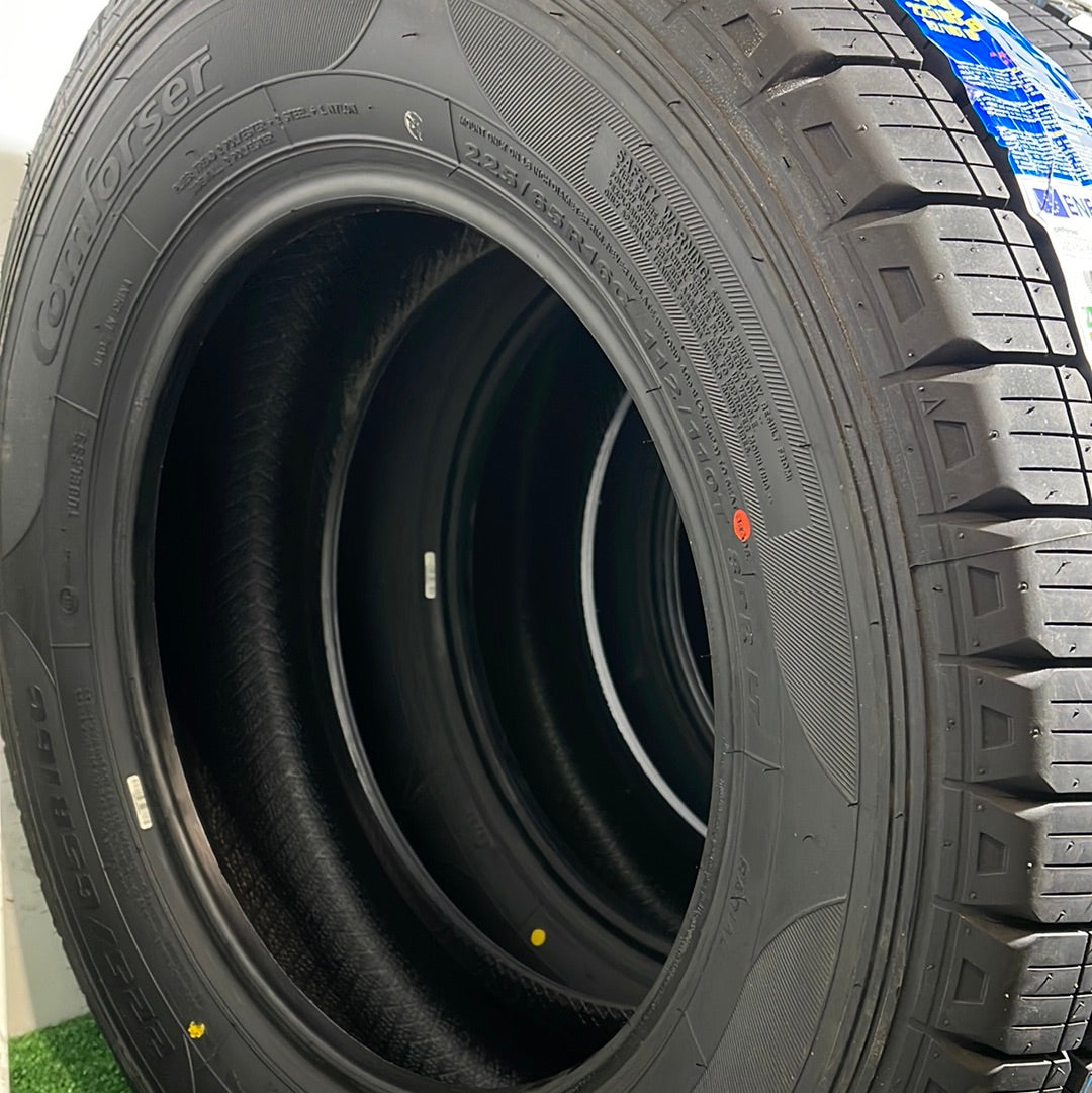 225 65 16C 112/110T COMFORSER TIRES CF300 CON PROTECCIÓN DE LLANTAS /PRECIO UNIDAD, ENVÍO GRATIS.